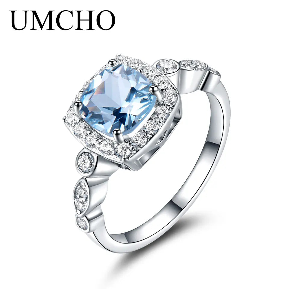 925 Silver Amethyst Halo Ring – Unisex Gift Band