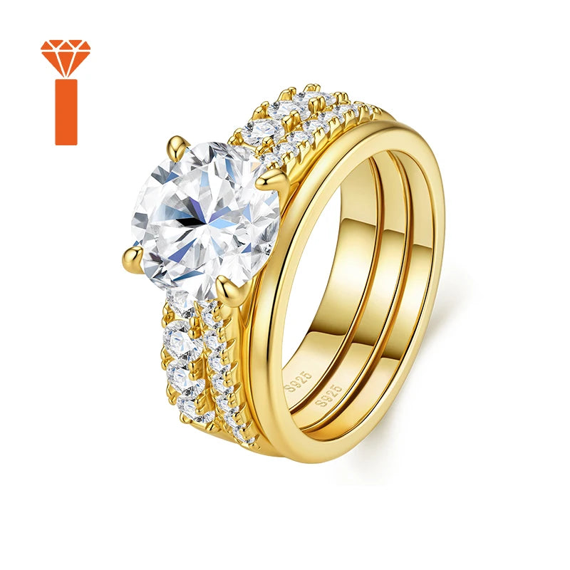 2026 Timeless Floral Cluster Moissanite Ring Premium 925 Silver Four-Stone Halo Versatile Everyday & Bridal Fine Jewelry Rings